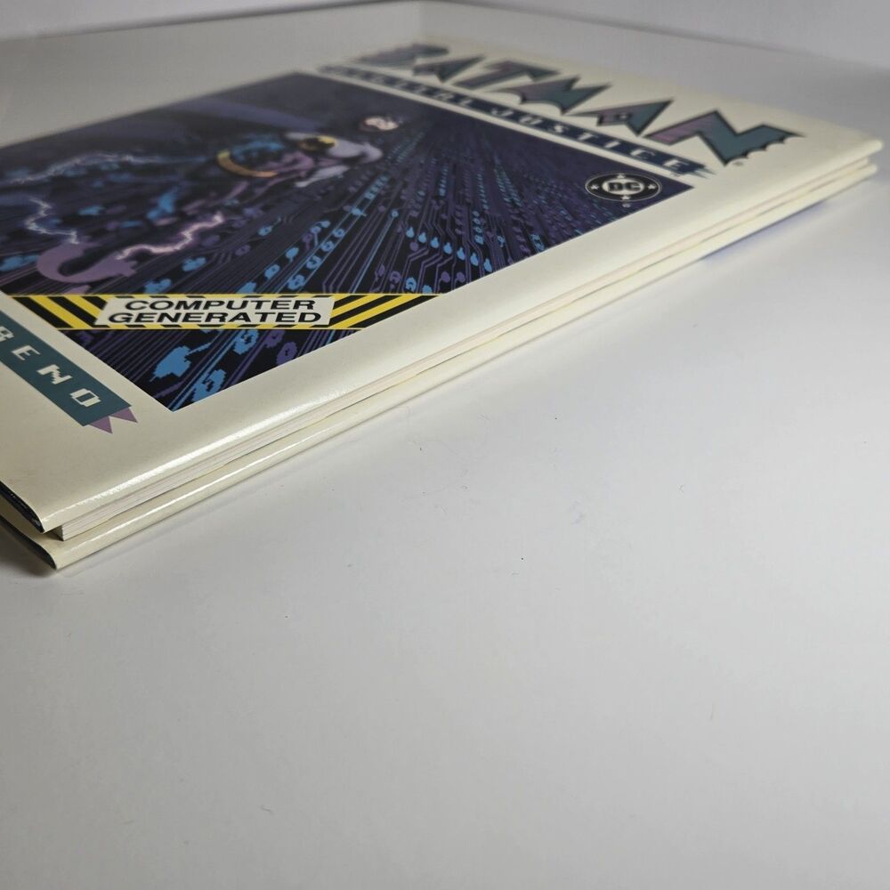 Batman Digital Justice Hardcover 1990 DC Graphic Novel 1st Print Pepe Moreno NM - Picture 10 of 13